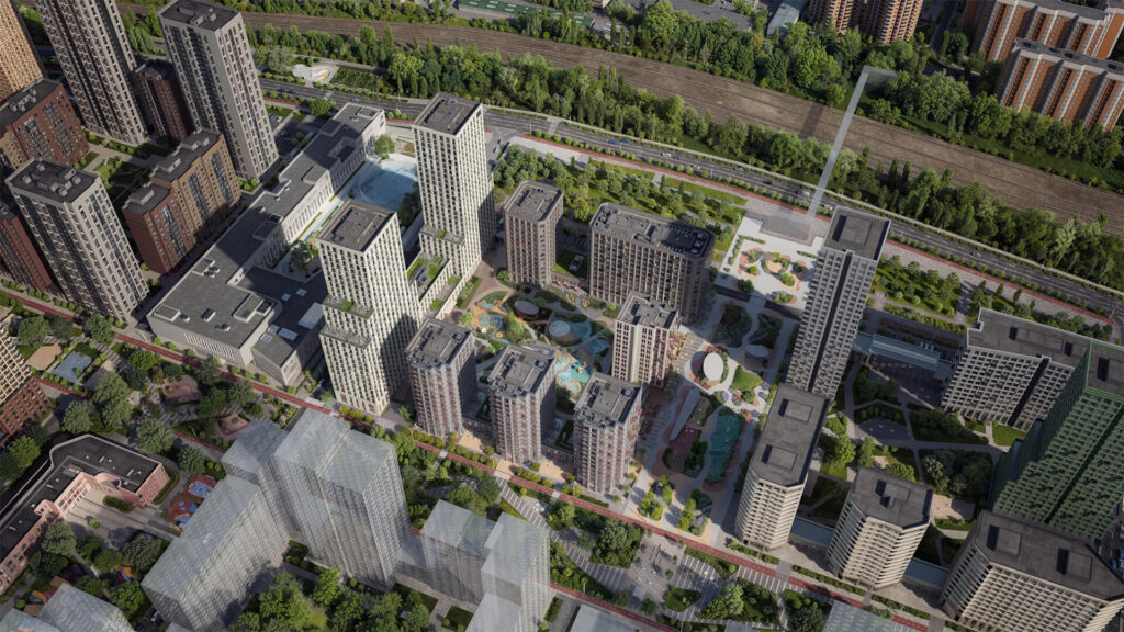 Расположение ЖК Среда на Очаковском шоссе